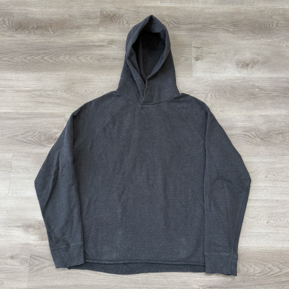 Levis Made & Crafted Distressed Hoodie Mens 2XL V Stitch Heavyweight Pullover